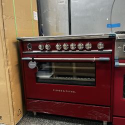 Fisher & Paykel 36” Induction Red Range 9 Series 