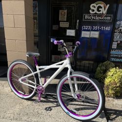 SE Bikes Monster Quad 29" BMX Bike Arctic White