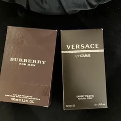 Burberry & Versace Cologne 