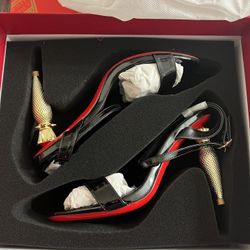 Christian Louboutin Sz 8 Very Nice Xmas Present 