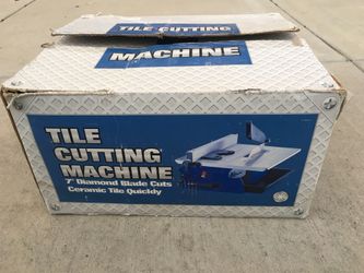 7” wet tile saw cutting machine