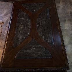 Wood/ Marble Table