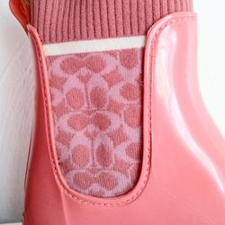 COACH Rain Boots. Size 7B