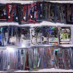 NASCAR RACING CARD AUTO #/ HOLO PRIZM SPORTS CARD LOT - 147 CARDS