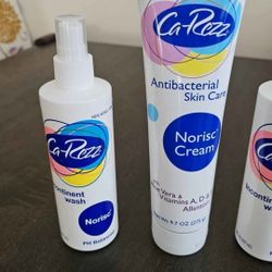 Incontinent Wash Odor & PH Balance. Also Antibacterial Skin Care Norisc Cream for Adults rash.