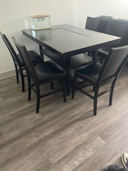 Table and chairs