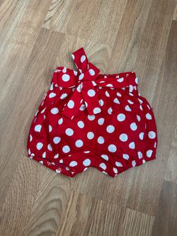 Red Polka Dot Baby Bloomers