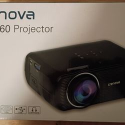 Crenova XPE460 LED 1200 Lm 800x480 Resolution 55W Home Cinema Projector (WHITE)