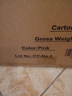 Pink brand new twin frame metal