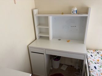 White desk