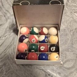 Billiard Balls (Small not regulation size)