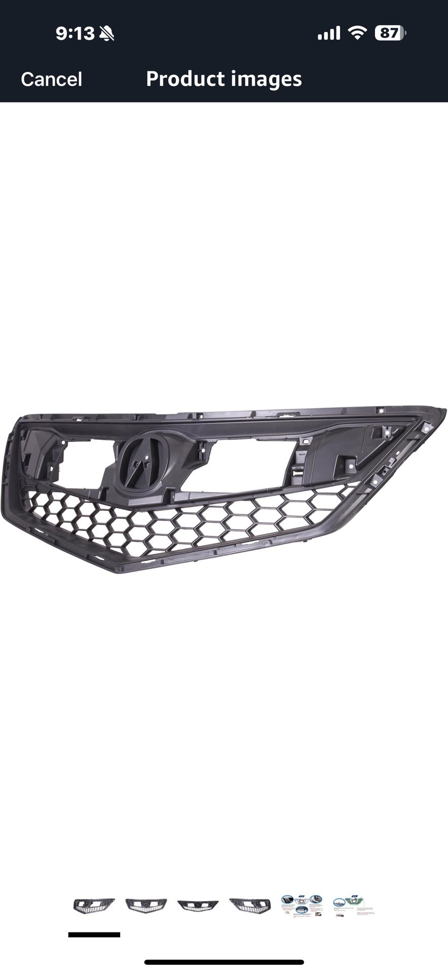 Front Grille Fits for 2016-2018 Acura RDX, ABS Replacement Bumper Grill for AC1200128 71121-TX4-A51 Brand Torcia Vehicle Service Type Car Item Weight