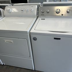 Maytag Washer And Kenmore Electric Dryer 