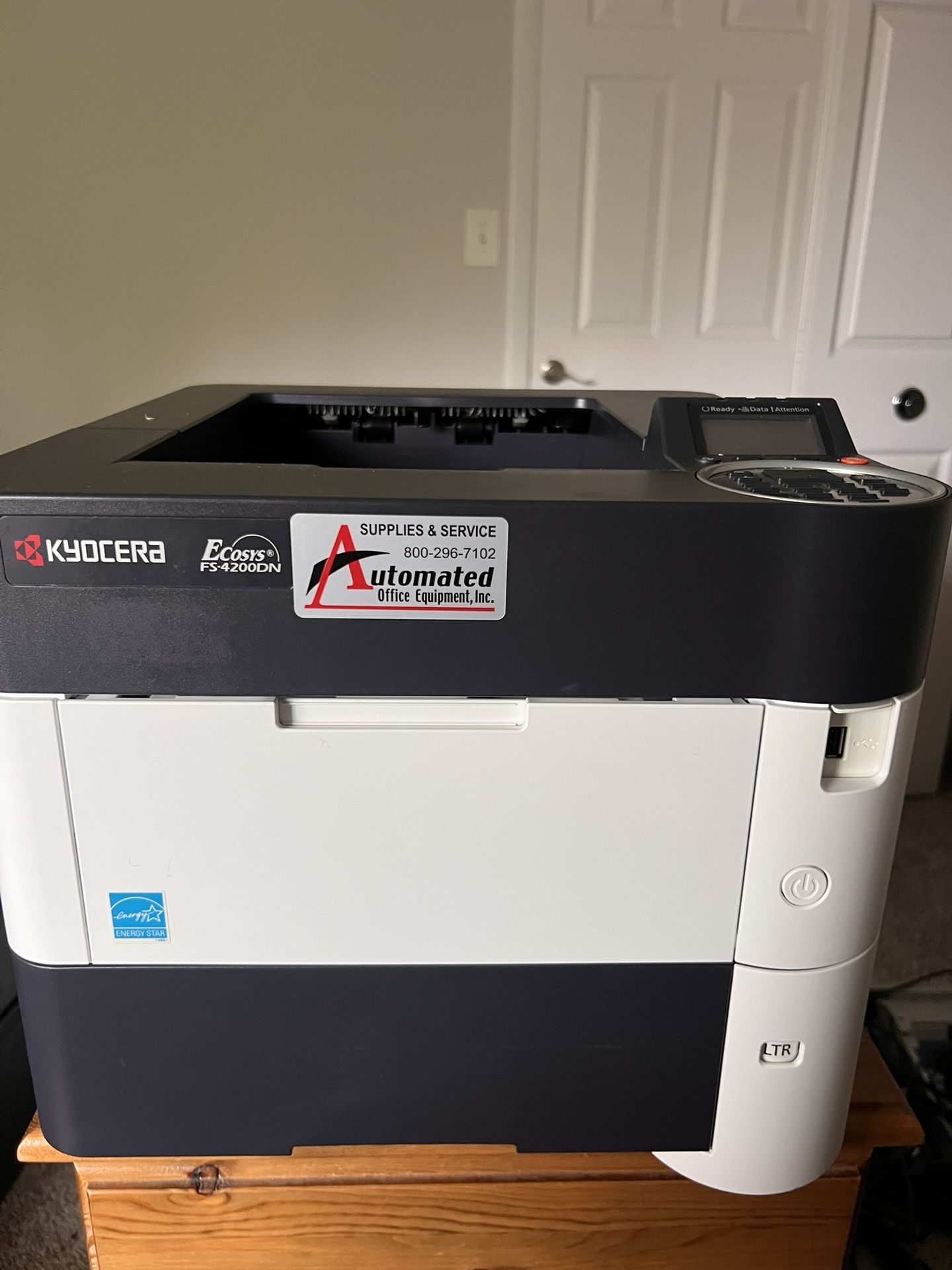 Kyocera FS-4200DN Mono Laser Printer – 52ppm Black & White – Ethernet & Duplex