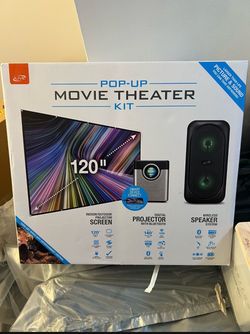 Movie Theater kit (projector, Speaker, Screen)