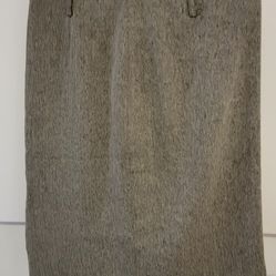 Anne Klein Black Brown Pattern Pencil Skirt Womens Size 12 Zipper 