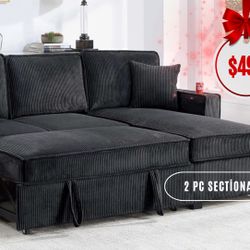 2 Pc Sectional Sleeper 