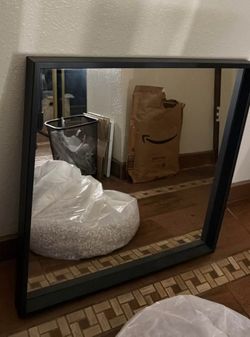 Black Ikea Square Mirror