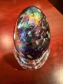 1982 MSH signed Paperweight Aporix. 3 1/2” x 1 3/4”