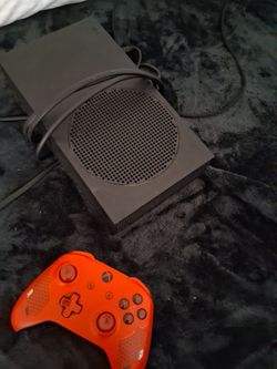 Xbox series with flat-screen tv