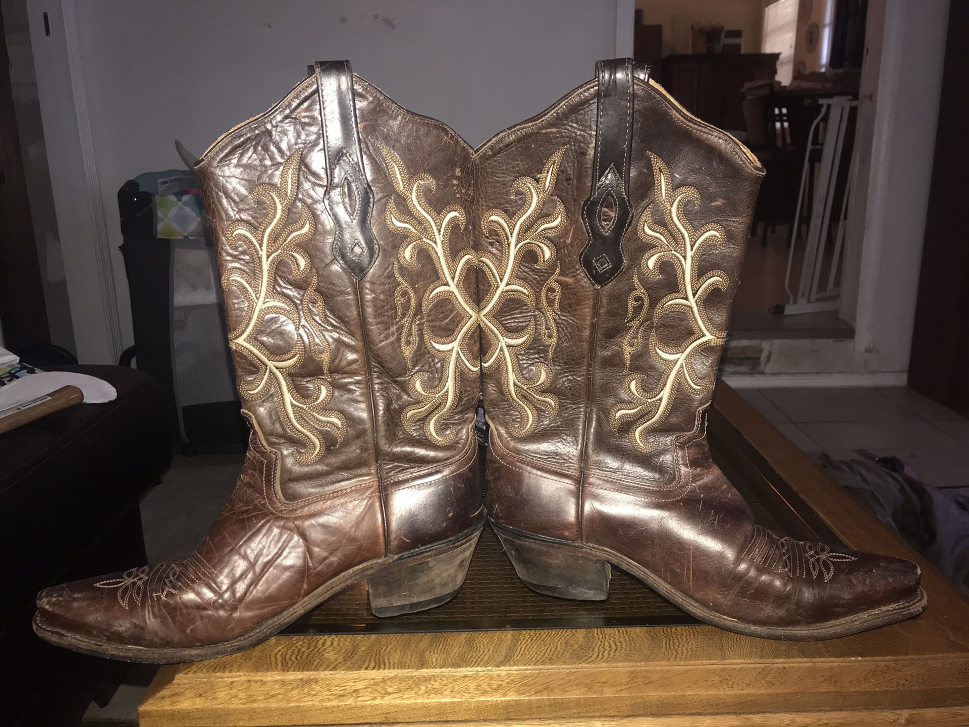 Old West cowboy boots