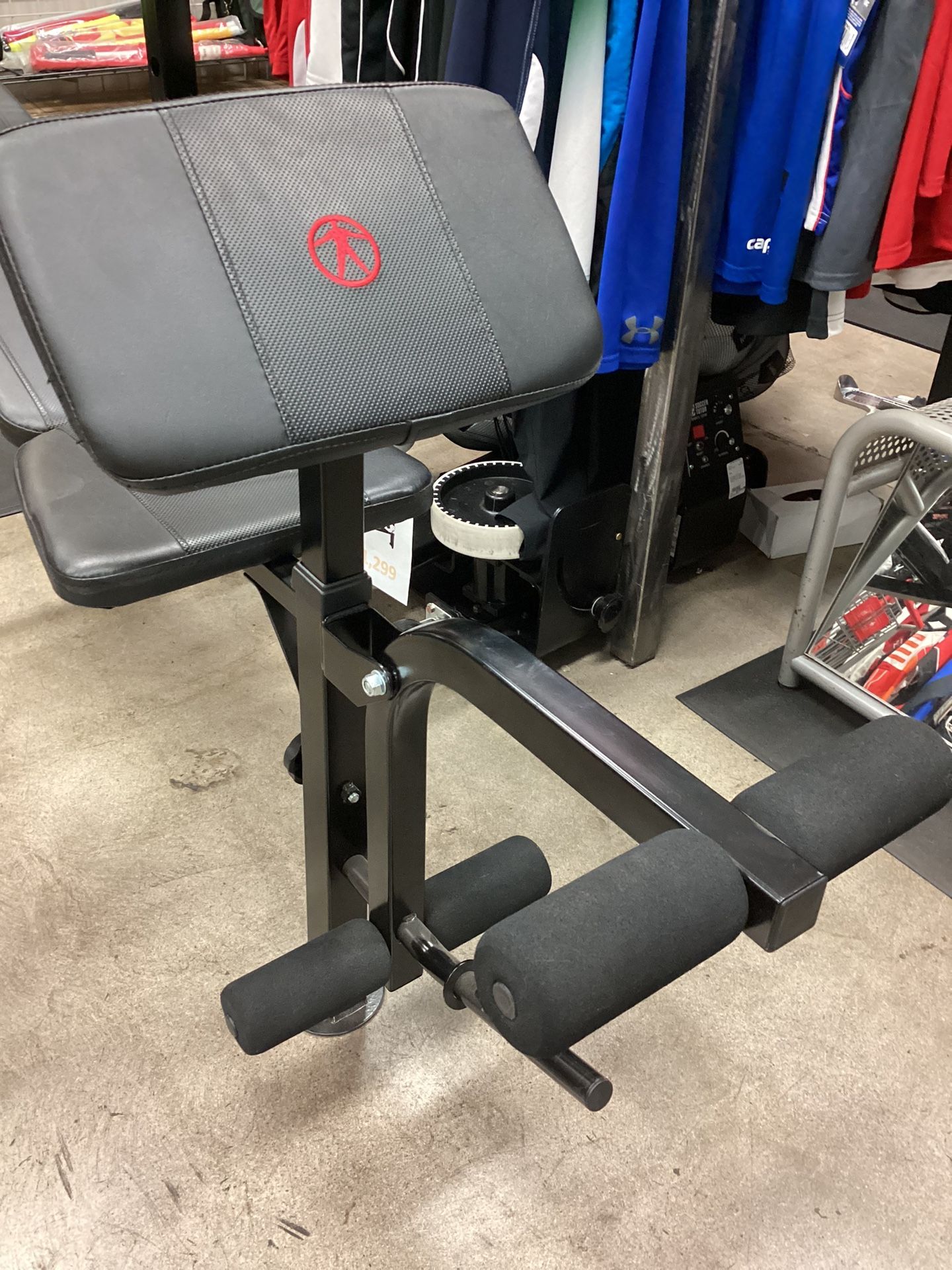 Marcy Bench With Leg Curl And Preacher Curl Attachment( Bar Is Included
