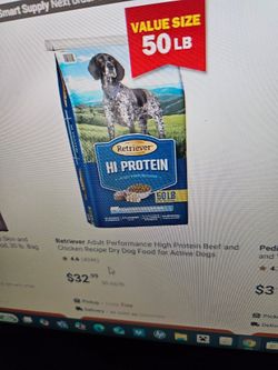 High protein dog food