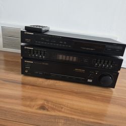 Pioneer Digital Synthesizer TX-10900 Graphic Equalizer And Stereo Amplifier SA-1290