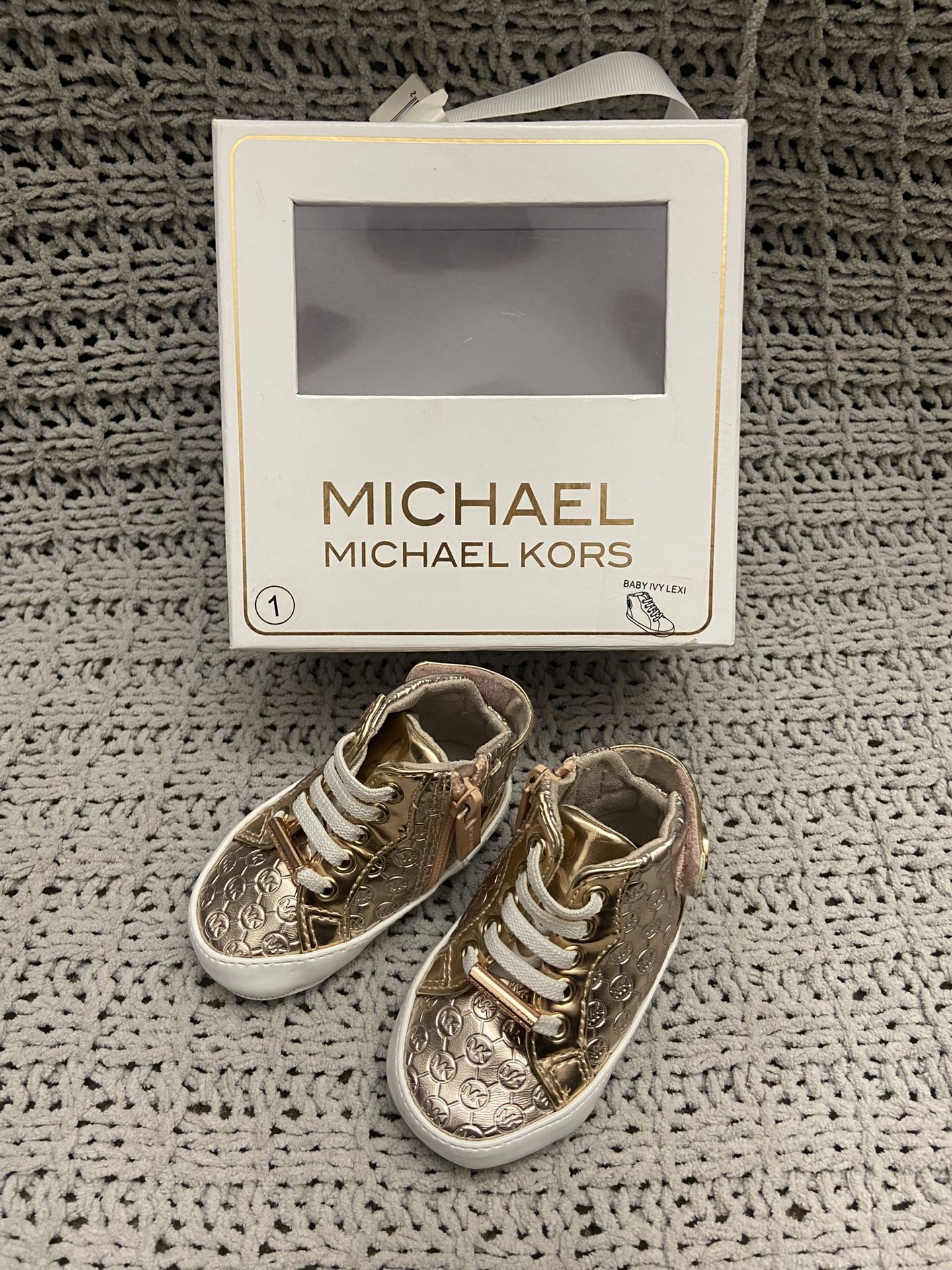New Girls Michael Kors Baby Shoes Size 1