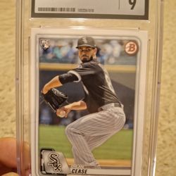 20/20 Dillon Cease Bowman Rookie Card Graded 9 CSG