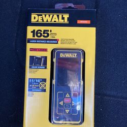 Dewalt 165 Ft Color Screen Laser Distance Measurer 