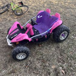 Power Wheels -pink And Purple 