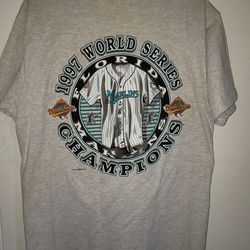 1997 Florida Marlins World Series Champions T Shirt 