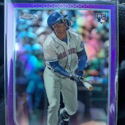 Julio Rodriguez Purple Refractor Rookie