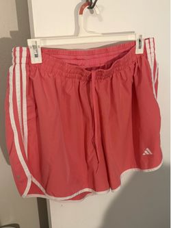 Plus Size Pink Adidas Shorts