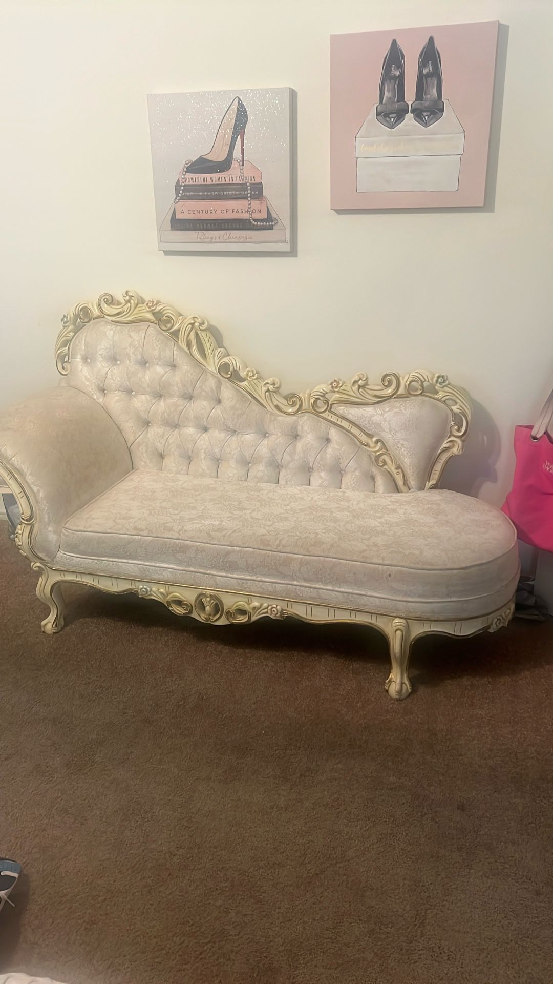 Victorian Chaise Lounge Chair