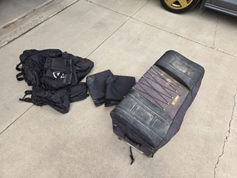 Four wheeler box and hunting bags