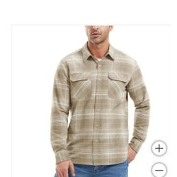 Frye Men's Twill Utility Plaid Shaket 
