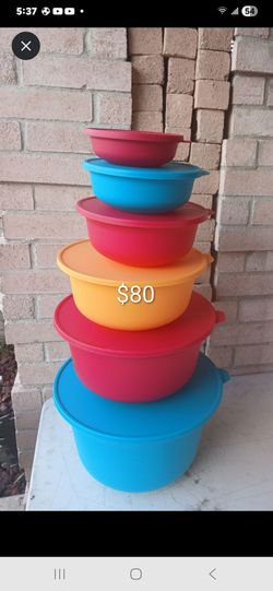 New tupperware bowls