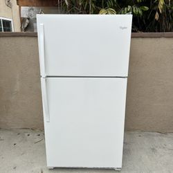Whirlpool Fridge White 21cu Ft 33x31x66🛑👍3 MONTHS WARRANTY 