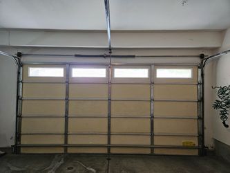 Garage Door Broken Spring Opener Off Track Replace Adjustment And Parts