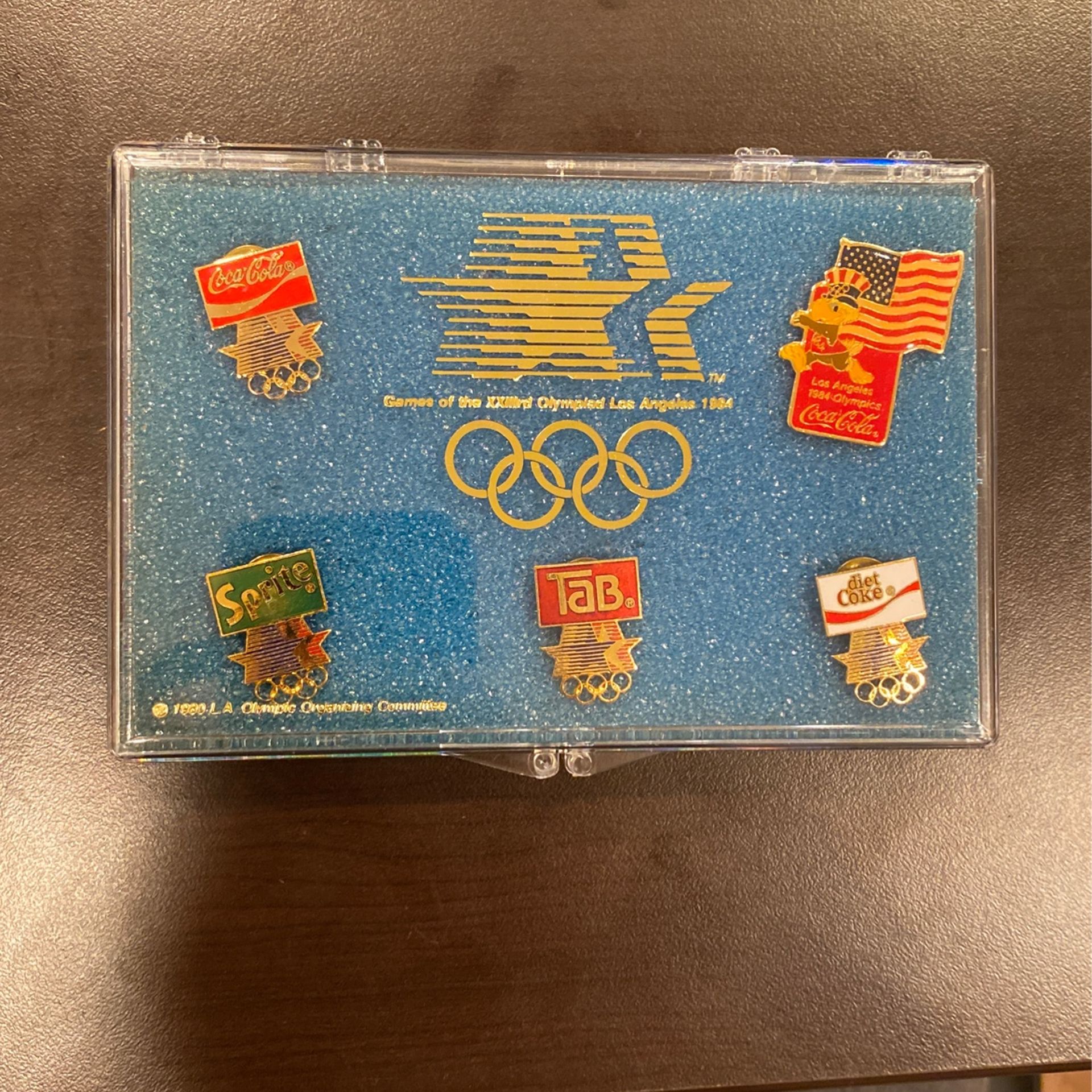 1984 Los Angeles Olympics Coca Cola Commemorative Pins