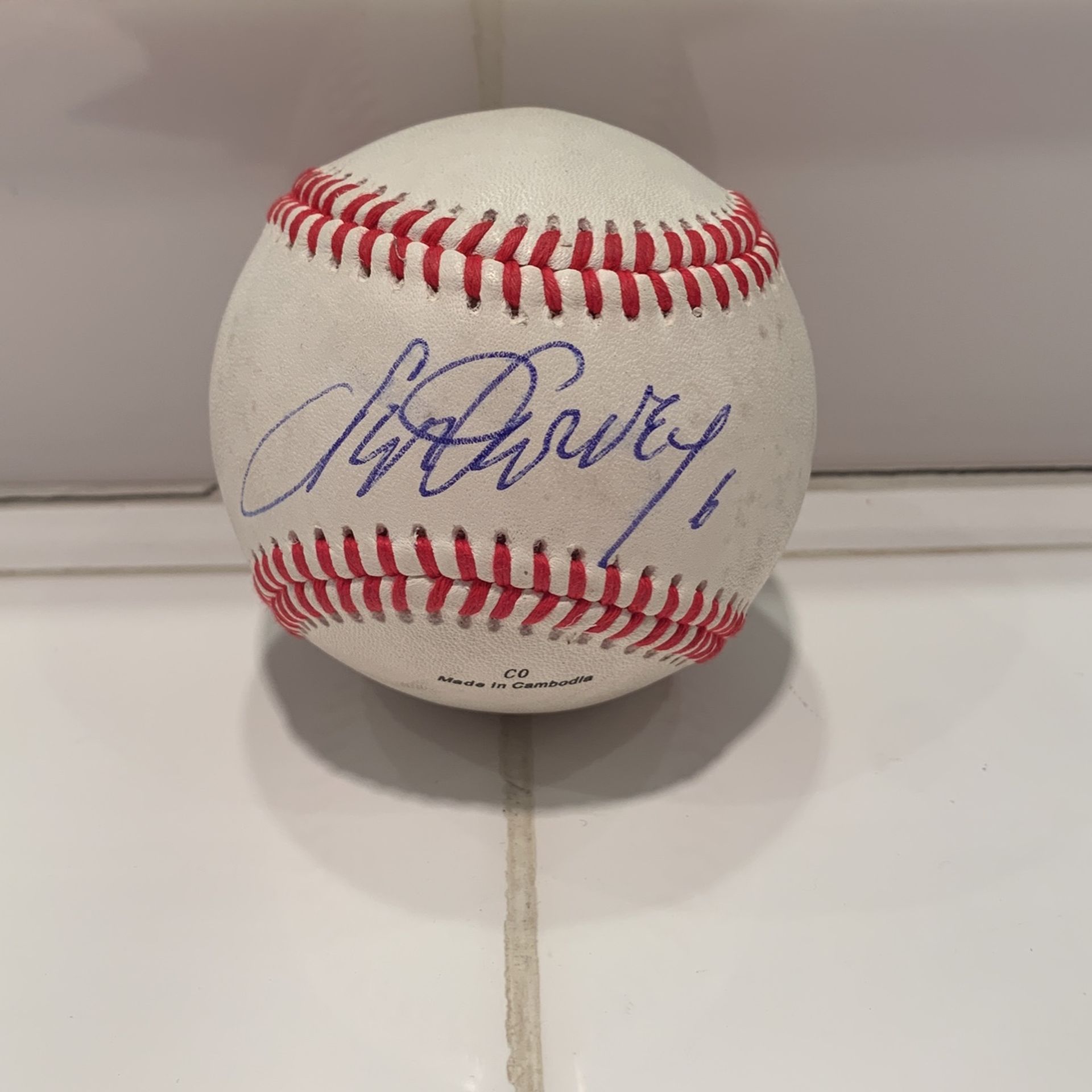 Steve ‘Patrick’ Garvey Signed Baseball ⭐️