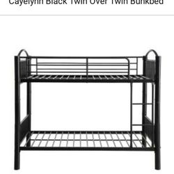 Acme Metal Frame Twin Bunk Bed