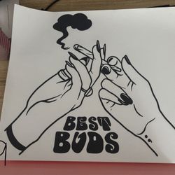 Best Buds Screen Print 