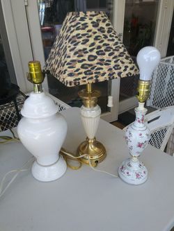 Lamps for sale 5.00 each