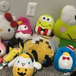 Hello Kitty Pokemon Plushies 