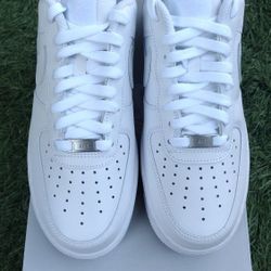 Brand new Nike Air Force One low, white on white, Size 8.5