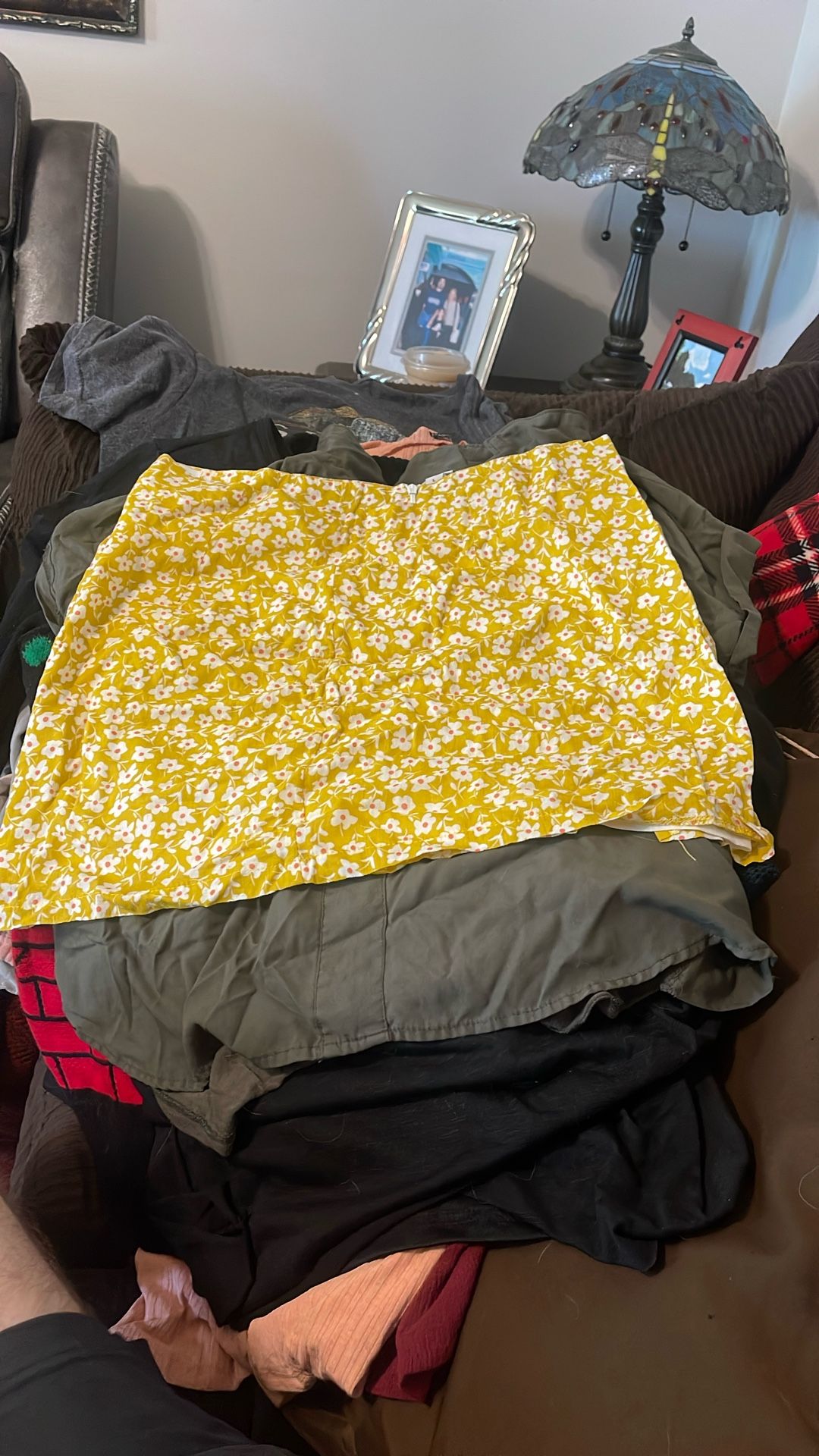 Yellow Floral Skirt