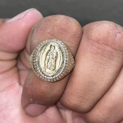 Gold Virgin Mary Ring